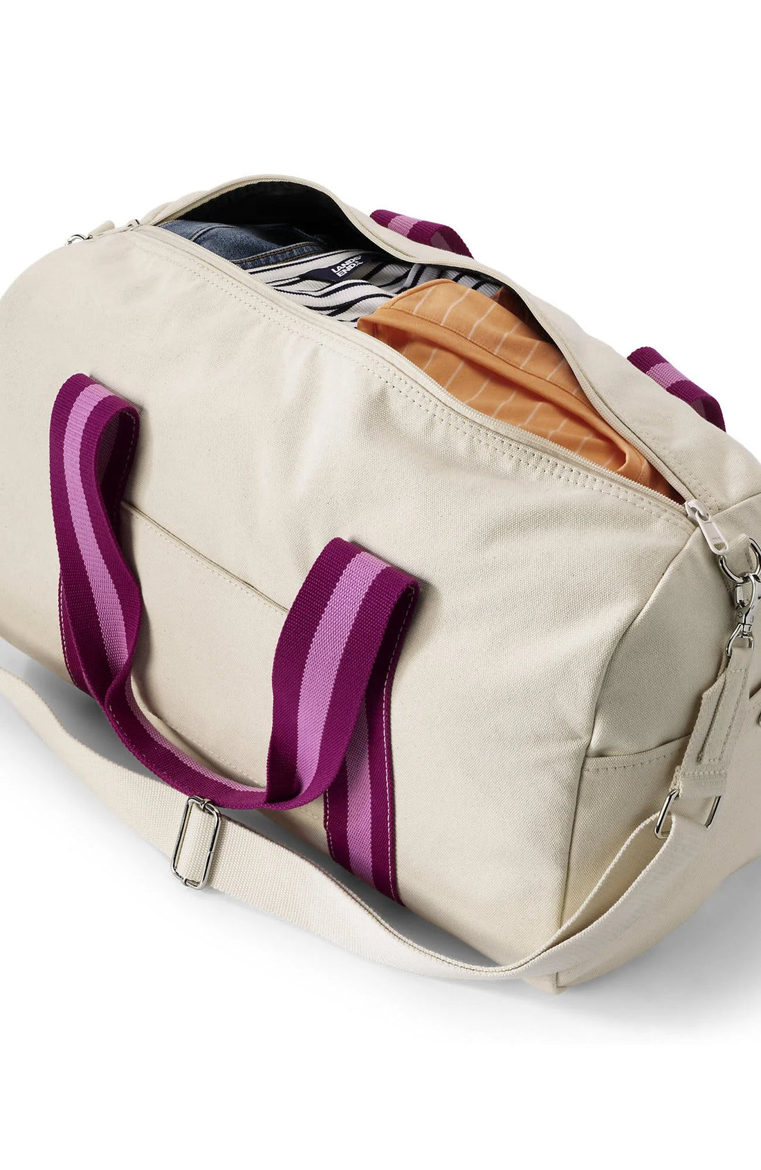 Unisex Waxed Canvas Travel Duffel Bag