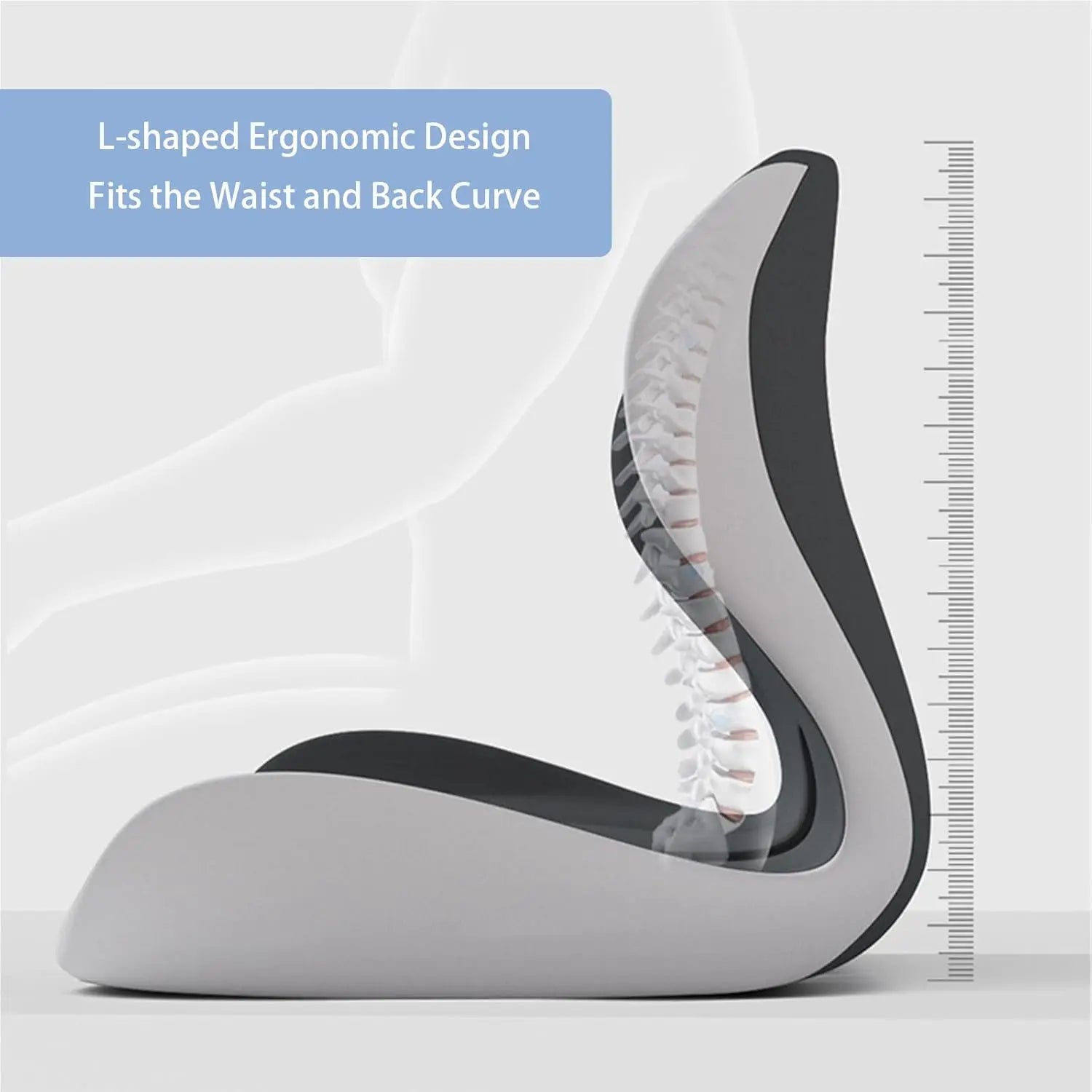 High Quality Office Chair Car Drivers Backrest Waist Memory Foam