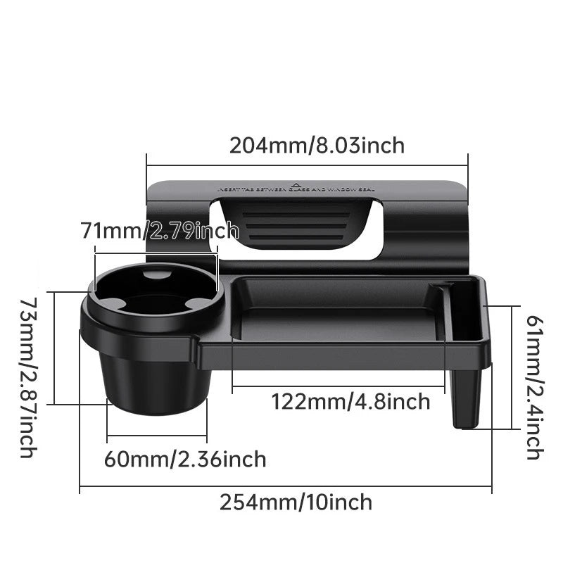 Multifunctional Car Tray & Cup Holder Extender