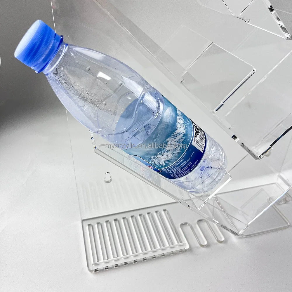 Acrylic Shower Caddy Shelves Slanted Shampoo Holder for Shower Wall