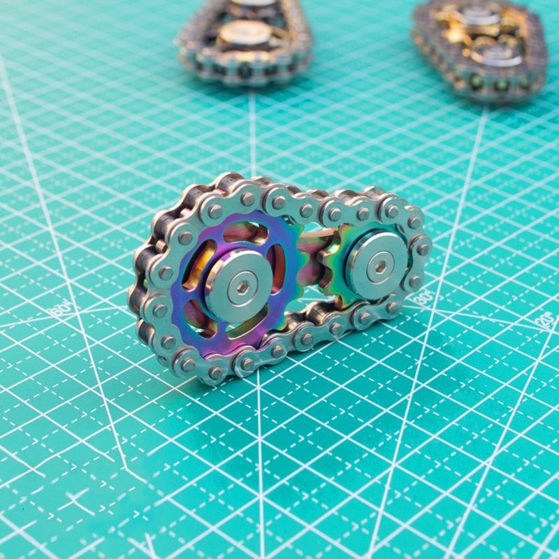 Metal Gear Fingertip Bike Spinner