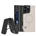 Luxury Magnetic Leather Wallet Case for iPhone