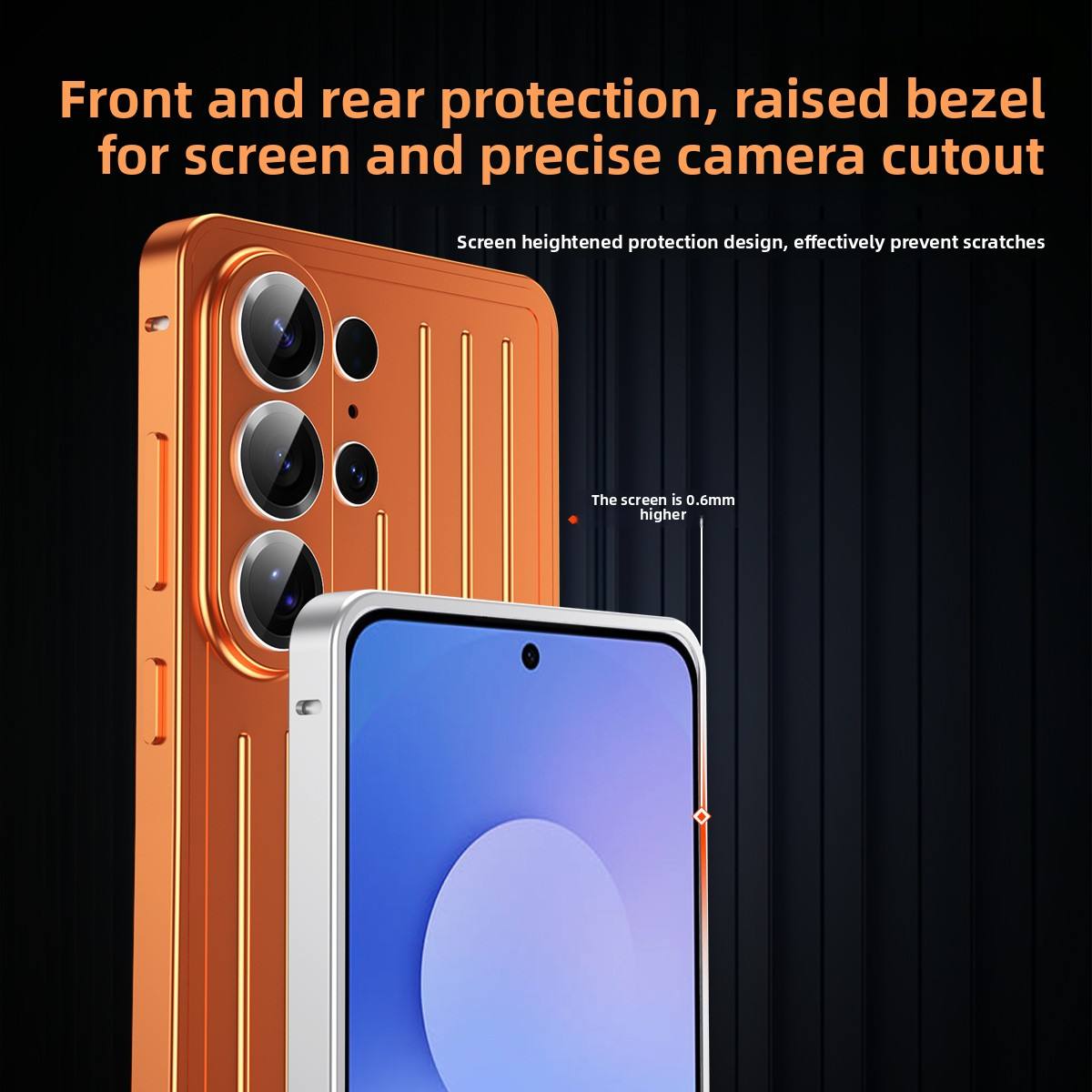 FrostArmor Alloy Case – Shockproof Aluminum Bumper Cover for Samsung & iPhone