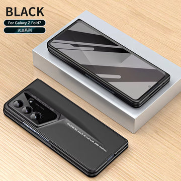 Hinge Pen Slot Armor Case for Samsung Z Fold – 360° Shockproof Cover with Tempered Glass Full Screen Protector