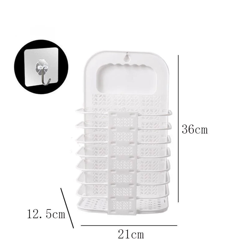 Wall-Mounted Collapsible Laundry Hamper