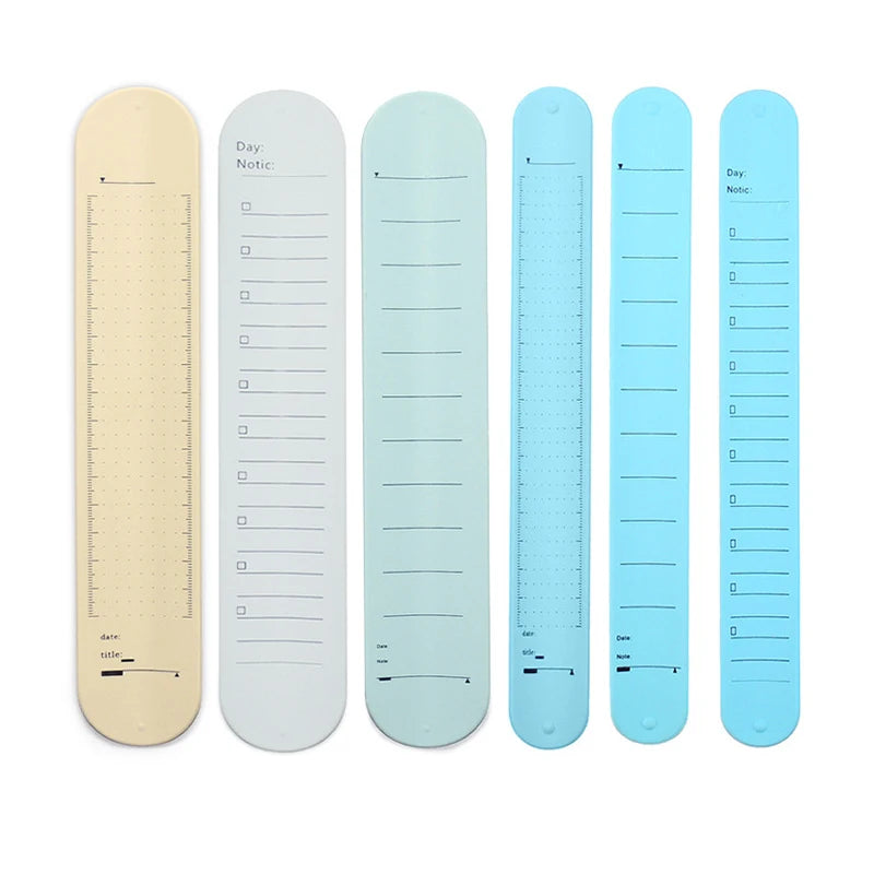 Silicone Memo Wrist Band, Waterproof Slap Bracelets Wrist Strap