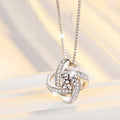 Elegant Sterling Silver Clover Necklace