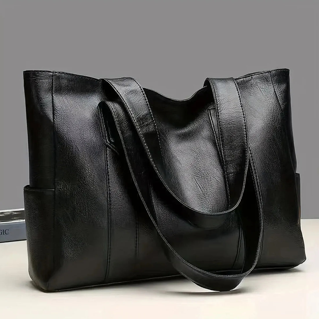 Vintage Retro Vegan Shoulder Bag Large Capacity Women's Casual