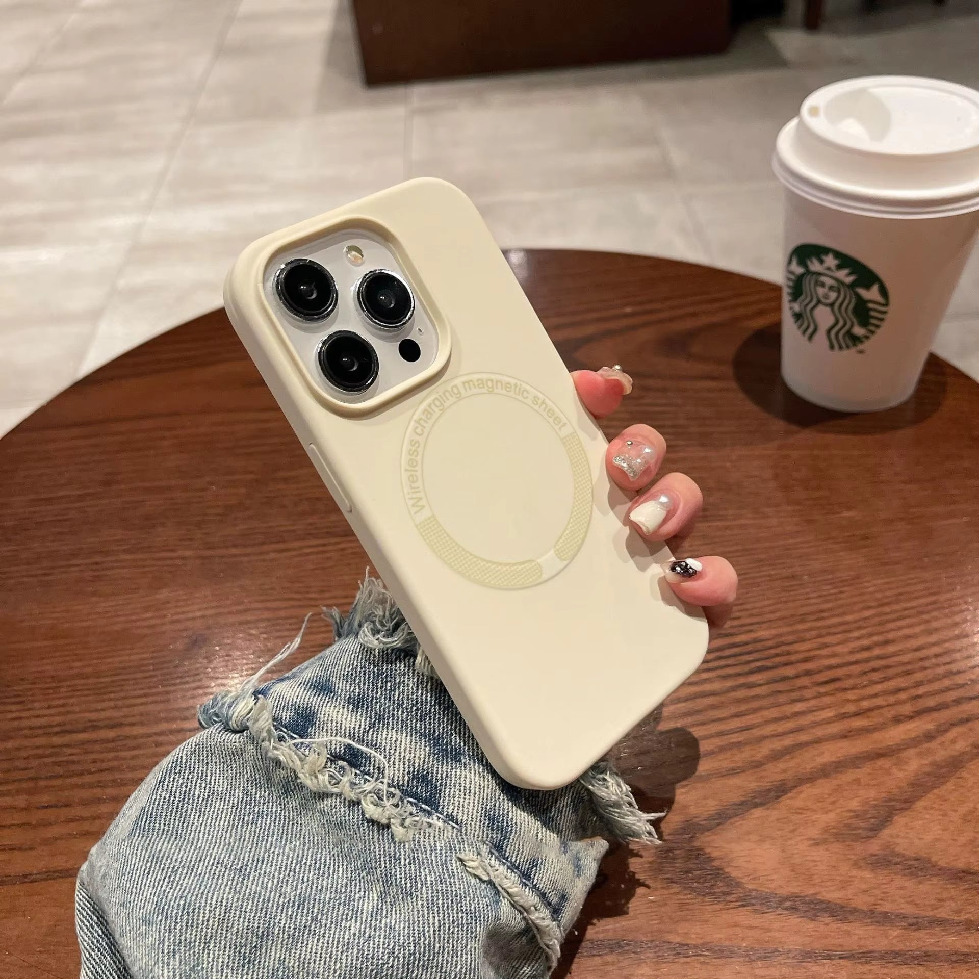 Luxury Magnetic Wireless Charging Case for iPhone – Shockproof Slim Magnetic Cover