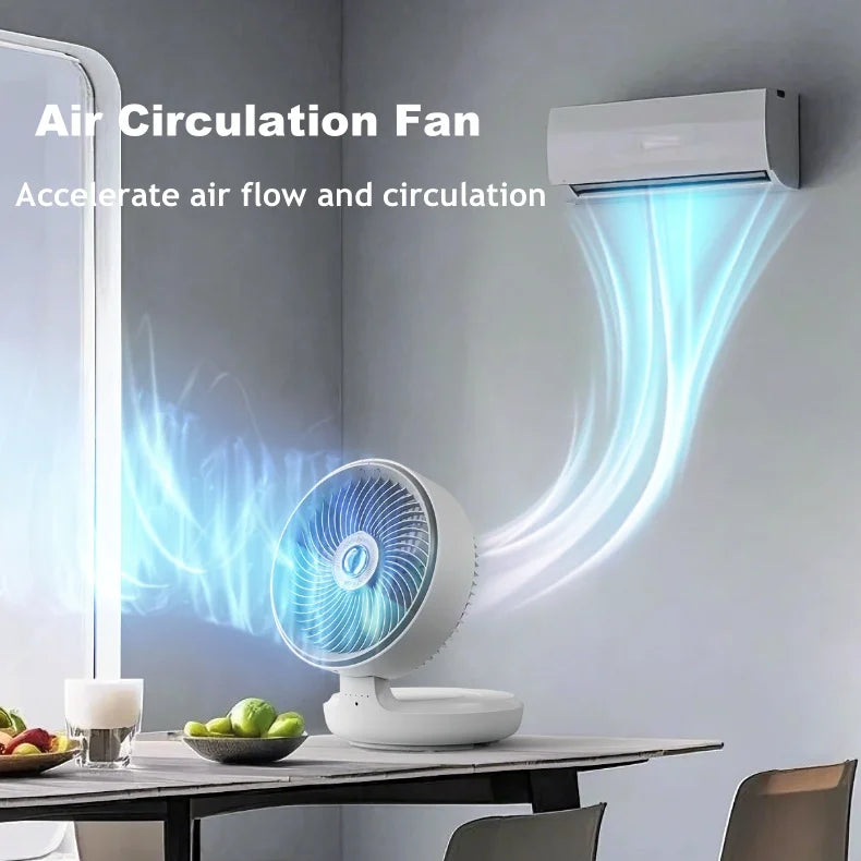 Korean OEM Mini USB Silent Desk Fan with Remote Control