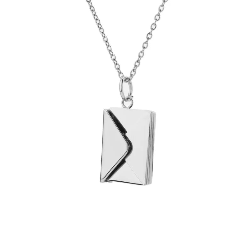 Love You Envelope Necklace - Fine Jewelry