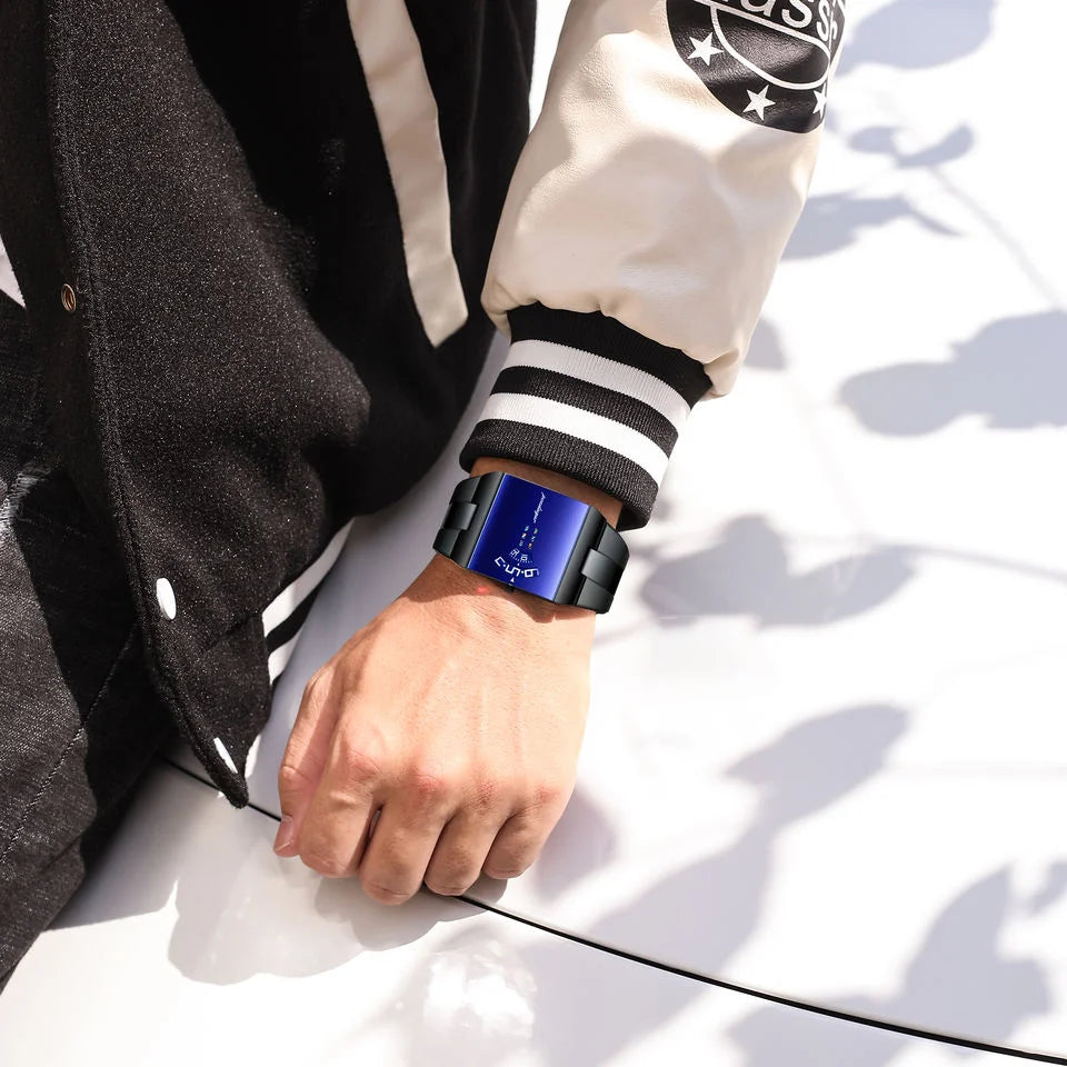 Poedagar 857 High Quality Square Dial Design Stainless Steel Band