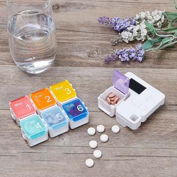 Smart Medicine Box with Reminder & Large Storage