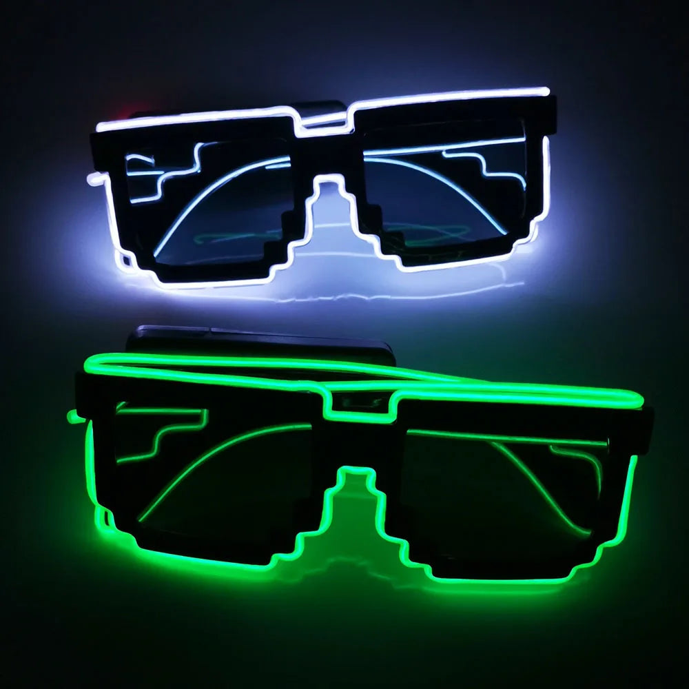 Richshining LED Glowing Sunglasses for Parties