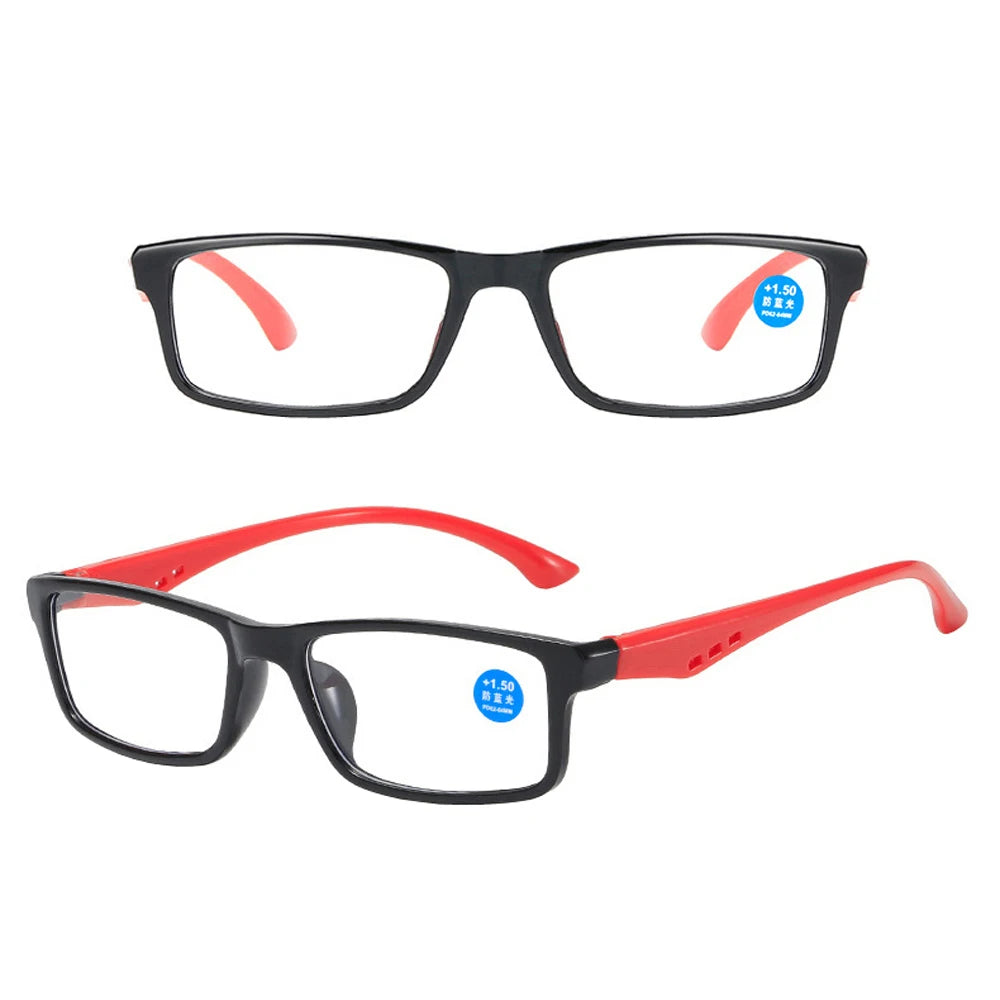 Stylish Orange Retro Reading Glasses