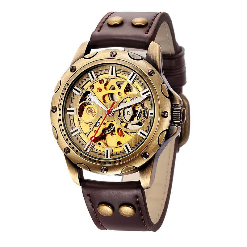 Shenhua Antique Copper Mechanical Men's Watch