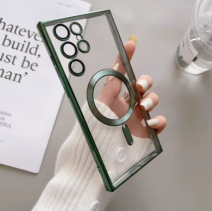 Clear Magnetic Phone Case for Samsung