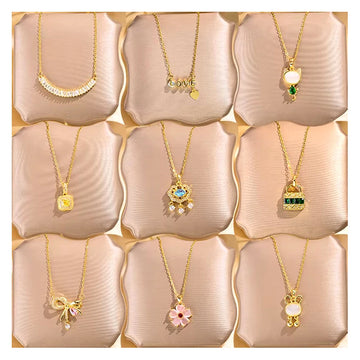 Gold Plated Zircon Diamond Collar Necklace