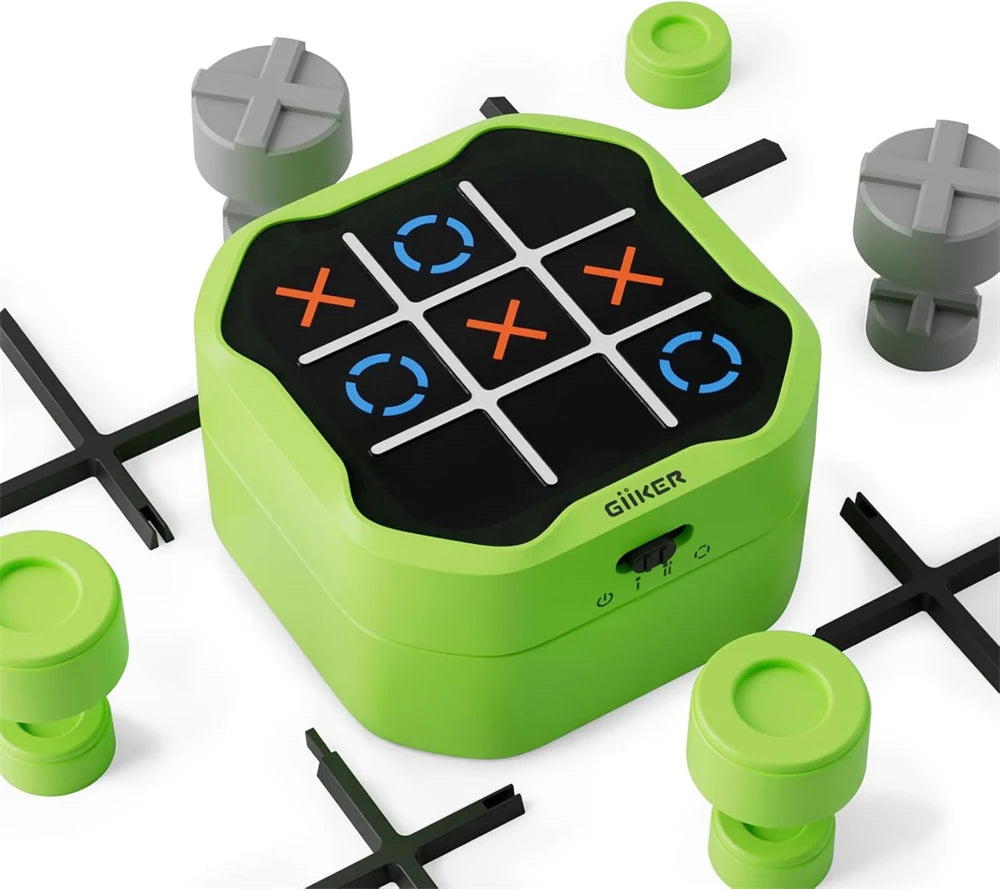 GiiKER Tic Tac Toe Bolt Game 3 in 1 Handheld Puzzle Game Travel Games