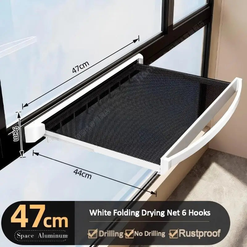 Wholesale Space Saving Hidden Retractable Drying Net No Drilling