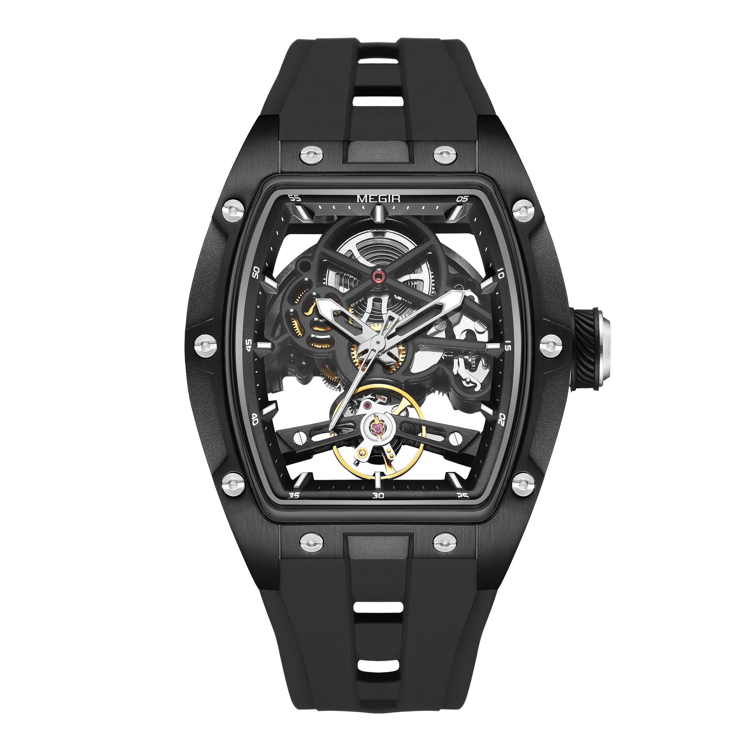 MEGIR 2242G Luxury Mechanical Tourbillon Watch