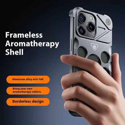 Aluminum Alloy Fragrance iPhone Case – Heat Dissipation, Anti-Scratch, Frameless Cover for iPhone