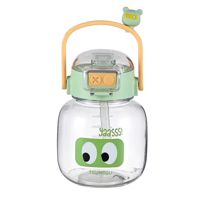 High-Appearance PC Water Bottle Cartoon Dual-Use Kettle Boys & Girls