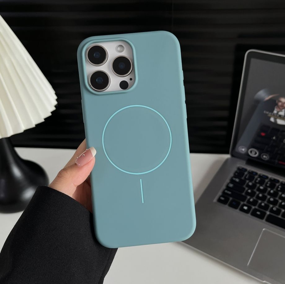 2025 New Magnetic TPU Full Protective Case for iPhone – Wireless Charging Compatible Shell