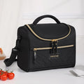 Portable Insulated Lunch Bag with Zipper for Work & Picnics