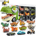 Dinosaur Pull-Back Car Toy with Lights & Sound for Kids