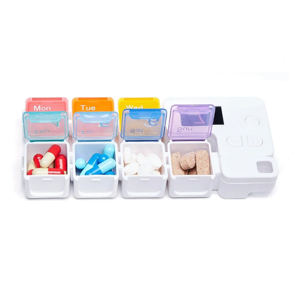 Smart Medicine Box with Reminder & Large Storage