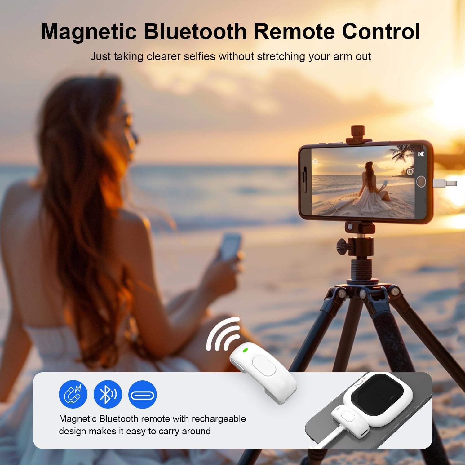 Mini Magnetic Phone Screen Monitor