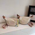 Women's Purple PU Leather Shoulder Bag with Cute Puppy