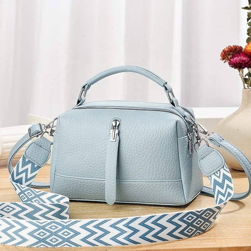 New Style Korean Fashion Handbag Large Capacity Solid Color
