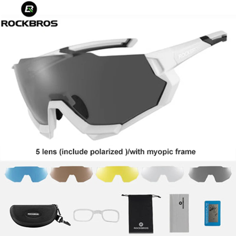 ROCKBROS Polarized Windproof Cycling Sunglasses