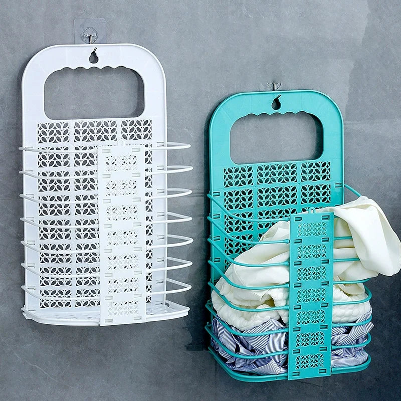 Wall-Mounted Collapsible Laundry Hamper