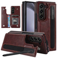 Luxury Leather Wallet Case for Samsung