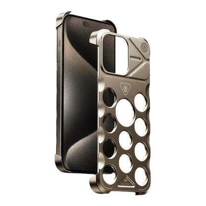Aluminum Alloy Fragrance iPhone Case – Heat Dissipation, Anti-Scratch, Frameless Cover for iPhone