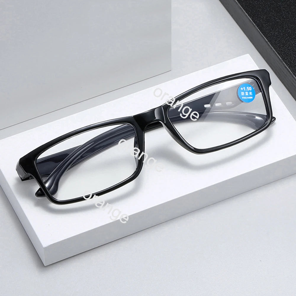Stylish Orange Retro Reading Glasses