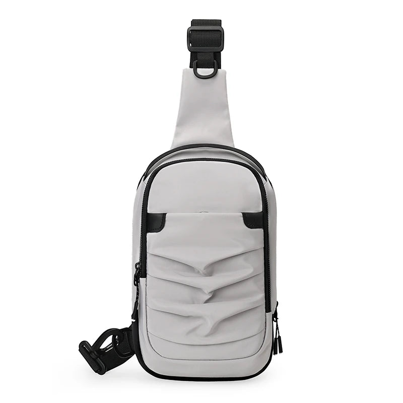 Small Batch  Men's Chest Bag Waterproof Nylon Cloth Shoulder Bag