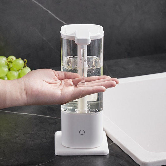 Touchless Rechargeable Soap Dispenser 550ml – Automatic Pump for Dish Soap, Body Wash & Shampoo