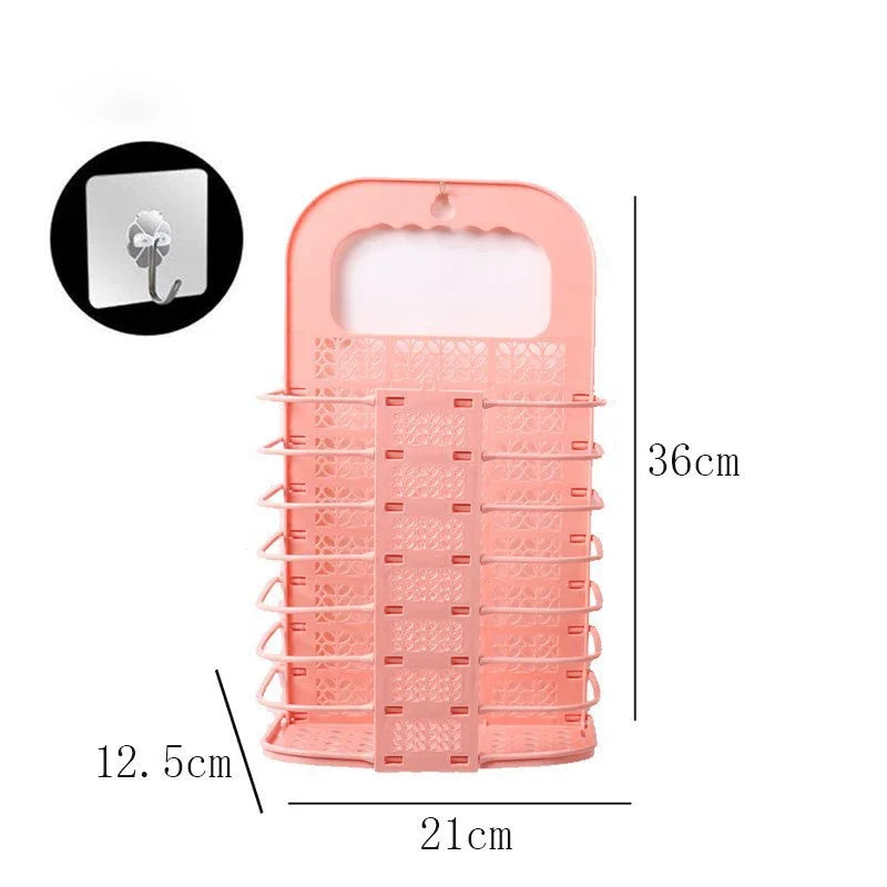 Wall-Mounted Collapsible Laundry Hamper