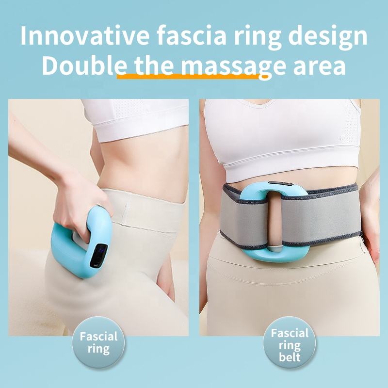 Cheap Mini Fascia Massager – Handheld Muscle Massage Gym Device with Vibration Ring & Belt