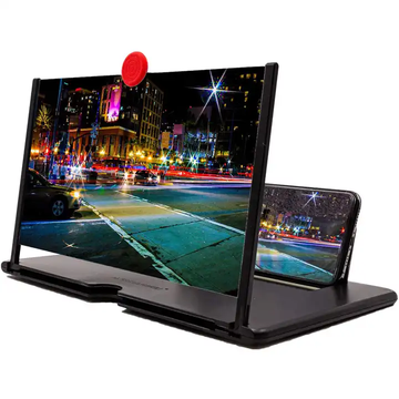 Portable 8–12 Inch Folding Phone Screen Magnifier HD Amplifier for Movies and Videos