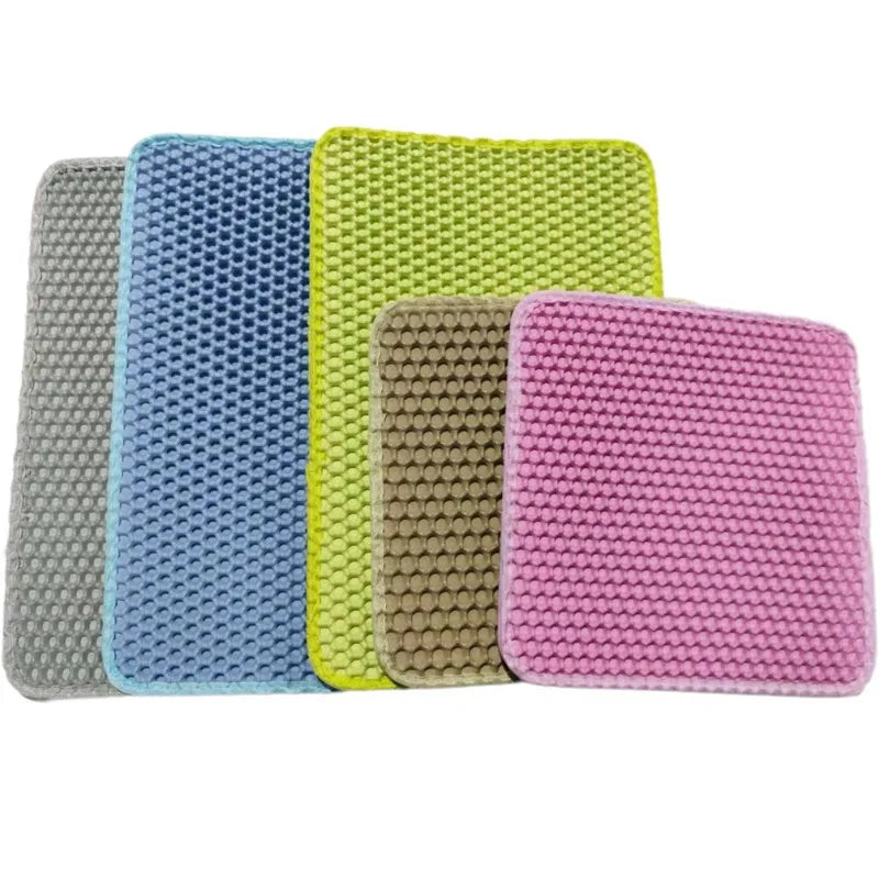 Double Layer Waterproof Cat Litter Mat
