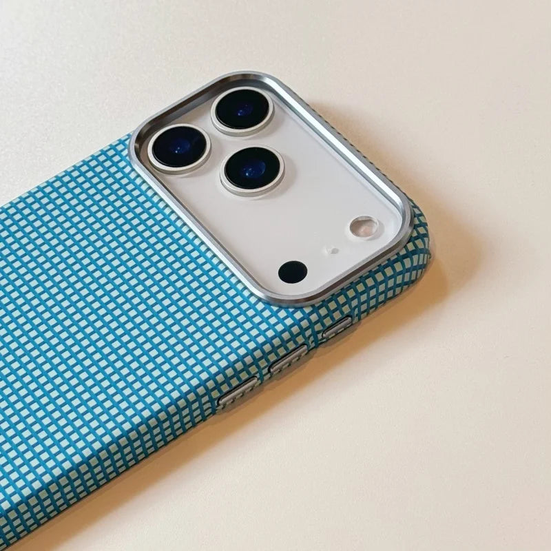 Frosted Carbon Fiber Textured Magnetic Phone Case
