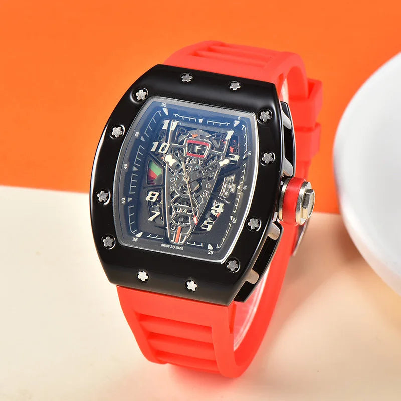 Luxury Men's Hollow Out Quartz Sport Watch