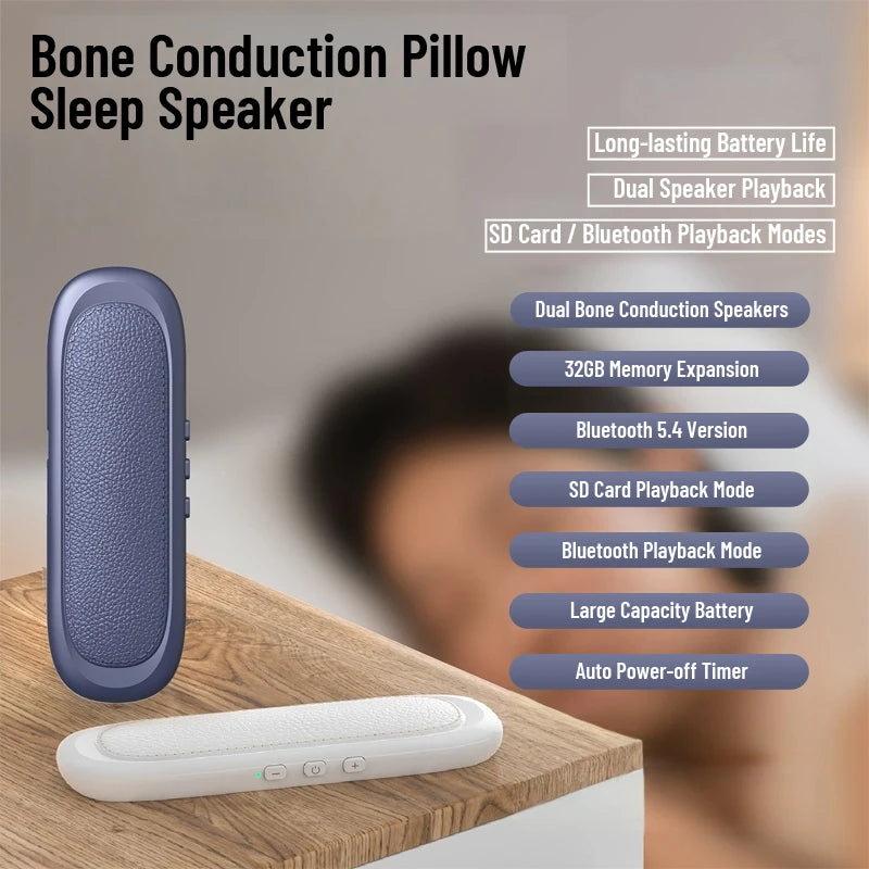QY13 Dual Bone Conduction White Noise Sleep Speaker