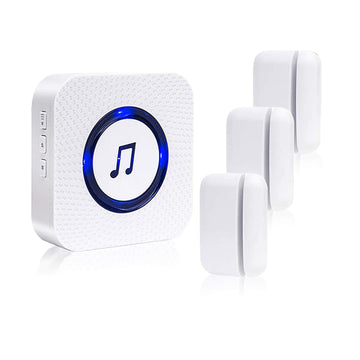 Daytech Wireless Portable Burglar Alarm – Magnetic Door & Window Security Sensor