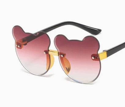 Trendy Kids Bear Shape Sunglasses